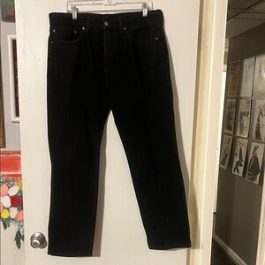 Levi’s mens black denim jeans
